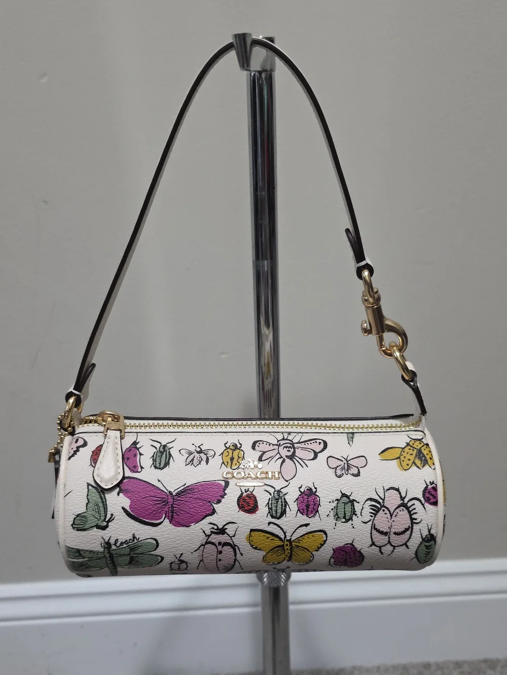 Coach Nolita Barrel Bag Creature Print Chalk Multi Limited Edition